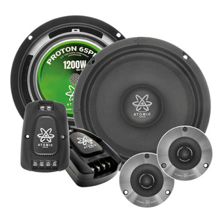 Set De Medios Profesional Atomic Audio Proton65pro 1200w 6.5 Set De Medios Profesional Atomic Audio Proton65pro 1200w 6.5