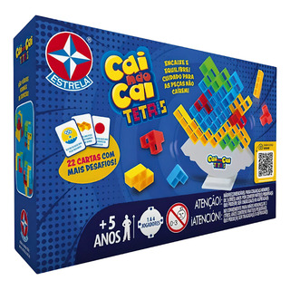 Jogo De Tabuleiro Cai NĂŁo Cai Tetris Estrela Com + Desafios Jogo De Tabuleiro Cai NĂŁo Cai Tetris Estrela Com + Desafios