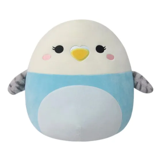 Brinquedo De Pelúcia Squishmallows Tycho Periquito Azul E Br