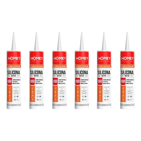 Silicona Homey X6 Neutra Transparente 300ml