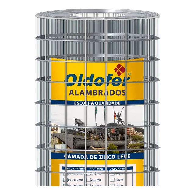 Tela Soldada  5x5 Fio 1,65mm Rolo Com 25 Metros X 1,00 Alt.