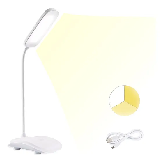 Lámpara Led Escritorio Ajustable 2200mah Recargable Usb Luuz