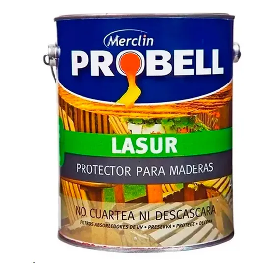 Probell - Pintura Protectora Para Madera 1lt Lasur - Colores