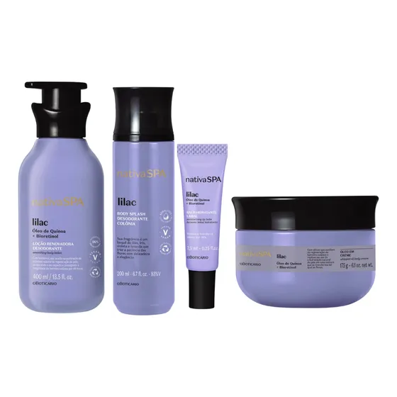 Set De Esencias Florales Lila - g a $93