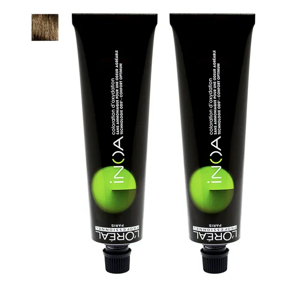 Loreal Inoa X2 Tinturas Cabello Sin Amoníaco Tono 7 X 60gr