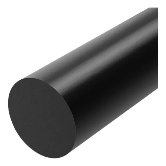 Tarugo Preto Nylon  Ø 120 X 150mm , Poliamida,tecnyl