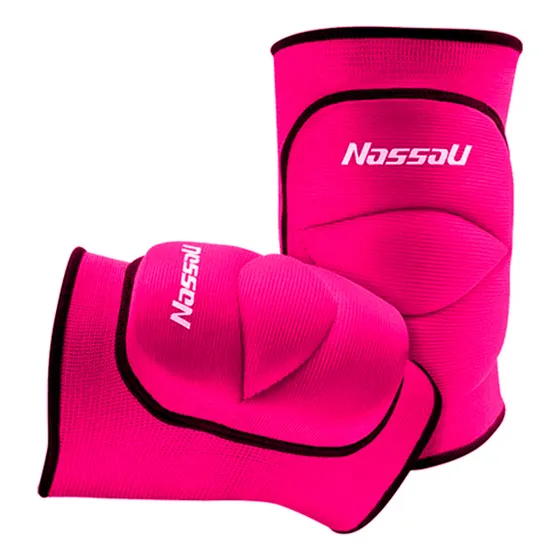 Rodilleras Voley Nassau Acolchonadas Color Fucsia Talle M