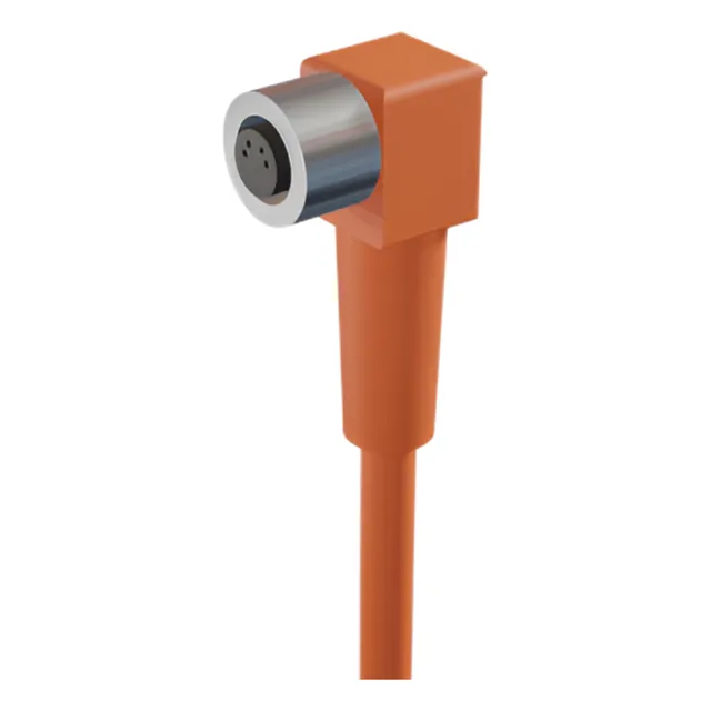 Conector M8 90°hembra 3pin (hilos) 5m