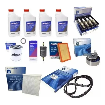 Kit Revisão 60 Mil Km Onix E Prisma 1.0 2017 2018 2019 Gm