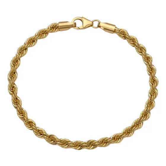 Pulsera Tourbillon 7mm Acero Quirúrgico Enchapada En Oro 18k