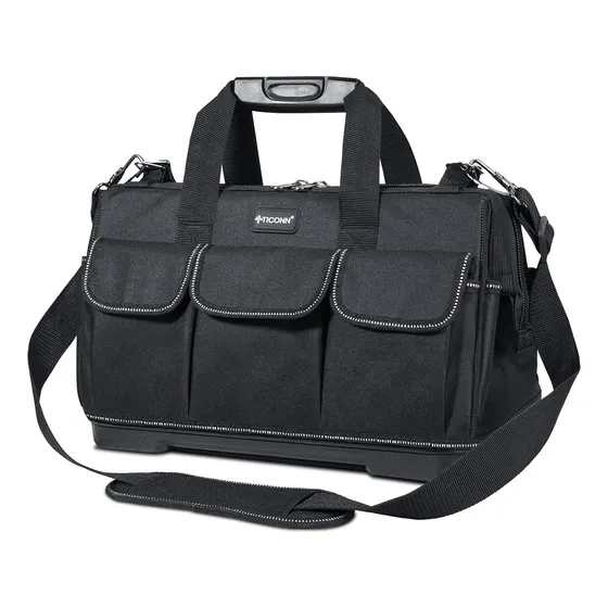 Bolsa De Herramientas Ticonn 40cm Fondo Impermeable Boca Anc