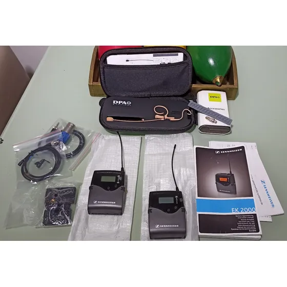 Sennheiser 2000eng-sk Lavalier Sistema Micrófono Inalambrico