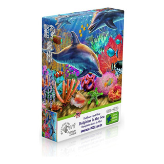 Rompecabezas Premium Edition 500 Pzs, Diversión Con Delfines Rompecabezas Premium Edition 500 Pzs, Diversión Con Delfines