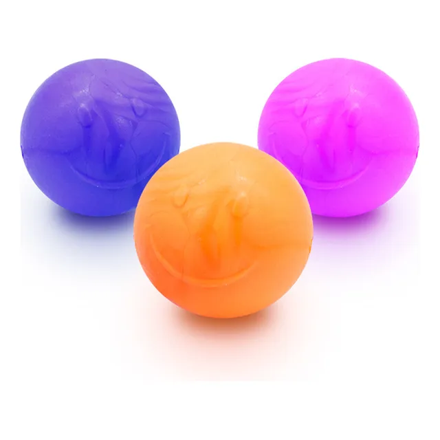 Pelota Mediana Maciza Irrompible Goma Caucho Para Perro 2x3