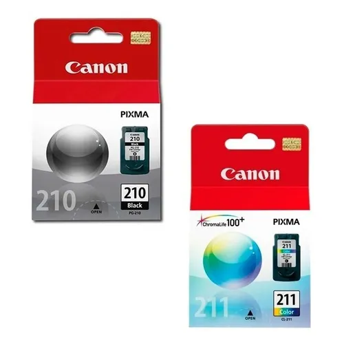 Combo Canon Pg-210 Cl-211 Negro Color