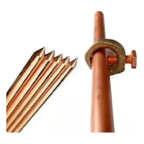 Barra Cooper Weld 1,20mts. 5/8 P/ Aterramiento + Conector