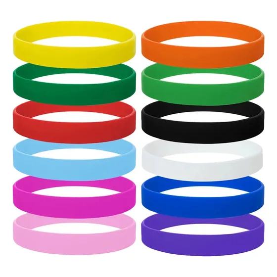 12 Pulseras De Silicona Para Regalos De Fiesta Infantil