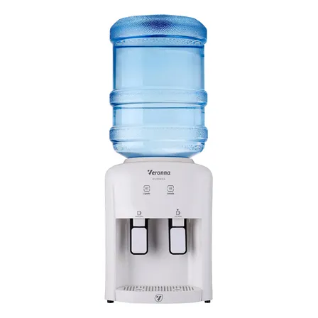 Bebedouro Mesa Refrigerado Eletrônico Bivolt Galão Veronna Branco 127/220v