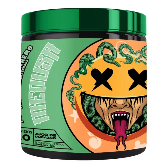 Medusa (pre-entreno Extremo)  Jgo. De Durazno Smile Labz