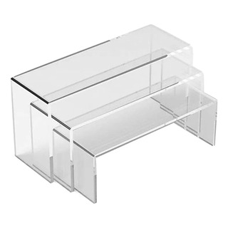 Suporte De Acrílico - Trio - 29x12x12 - 28x10x10 - 27x8x8 Suporte De Acrílico - Trio - 29x12x12 - 28x10x10 - 27x8x8