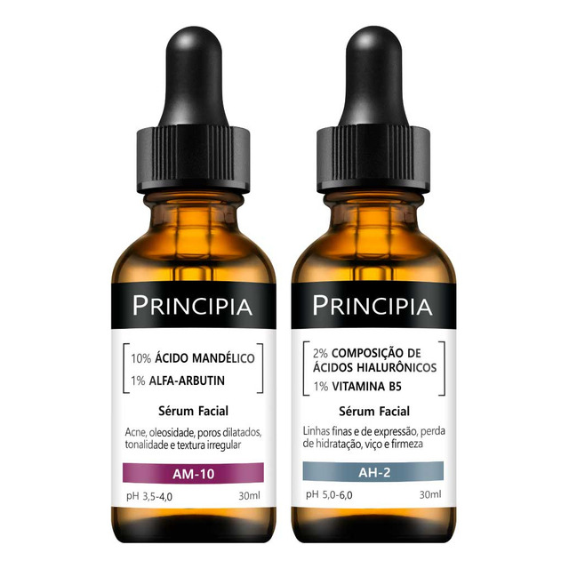 Kit C/ 2 Séruns Principia Mandélico + Hialurônicos Tipo De Pele Todos