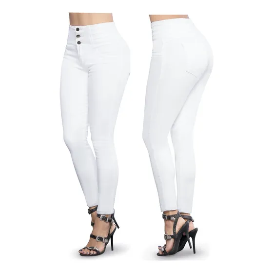 Pantalón Mujer Blanco Mp 69435