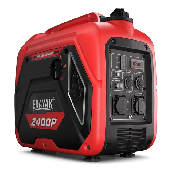 Generador Inversor Portátil Erayak 2400 W Silencioso Y Per