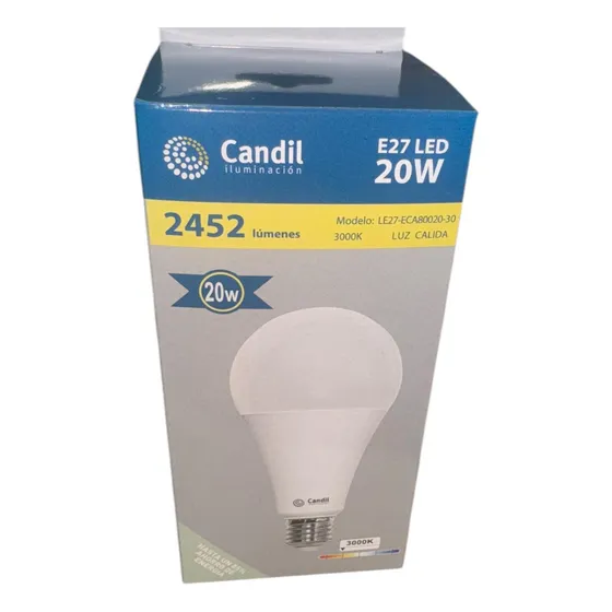 Lámpara Led Bulbo E27 20 Watts - Candil