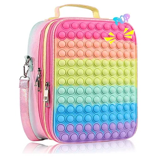Caja De Almuerzo Pop Para Niñas Niños Bolsa De Fxhn0