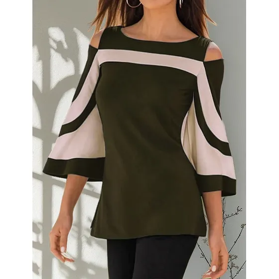 Blusa En Color Verde Militar 