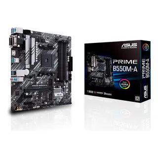 Placa-mĂŁe Asus Prime B550m-a Amd Am4 Ddr4 90mb14i0-c1bay0 Cor Preto Placa-mĂŁe Asus Prime B550m-a Amd Am4 Ddr4 90mb14i0-c1bay0 Cor Preto