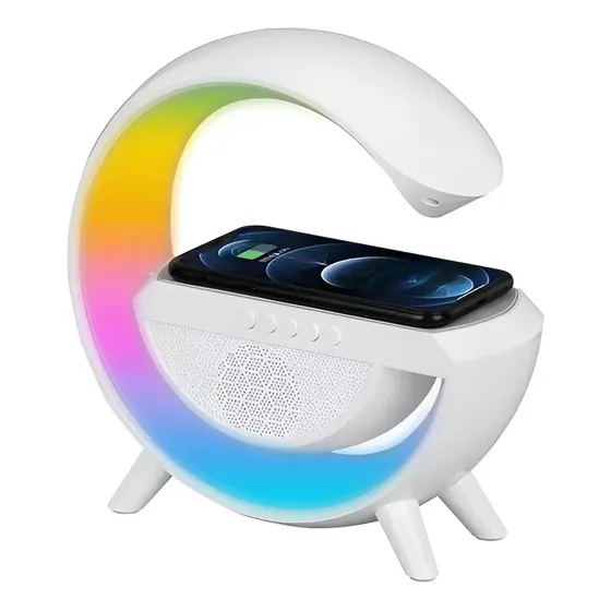 Parlante Genérica BT-2301 portátil con bluetooth blanca