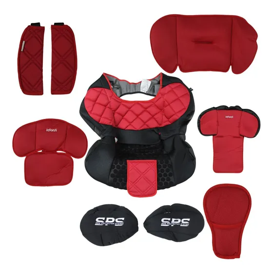 Forro Cadeira Cockpit Vermelho Lava Infanti