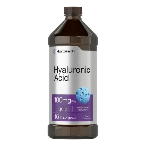 Suplemento De Ácido Hialurónico Líquido Horbäach, 100 Mg, 47