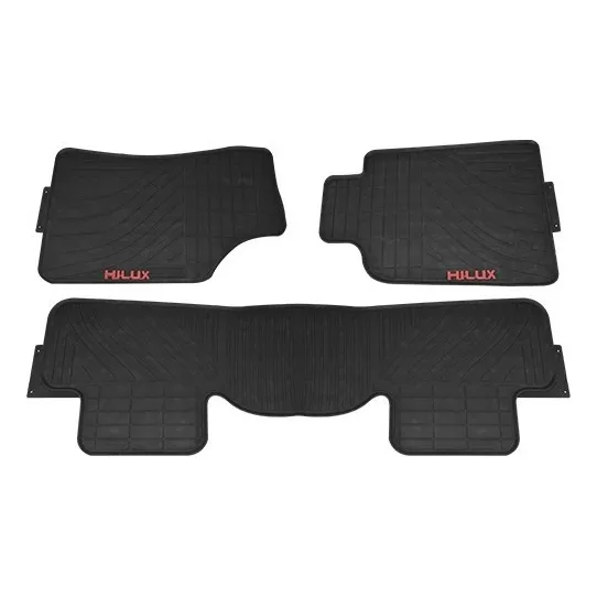 Piso Hi-tech Pvc Oem Para Hilux Vigo Años 2010-2014 3 Piezas