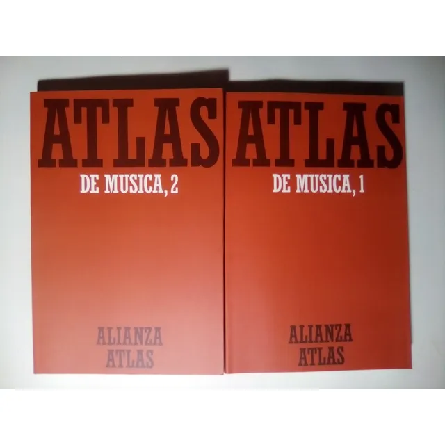 Dos Tomos Atlas De Música,ulrich Michels,alianza Atlas Nuevo