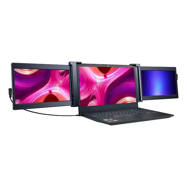 Monitor 13.3-16.5 Monitor Portátil De Triple Pantalla De 13.