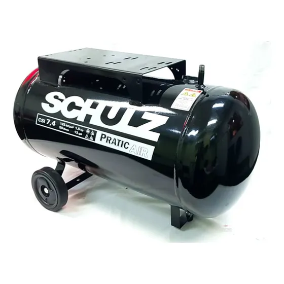 Tanque De Ar Compressor 50 Litros Schulz De 120lbs Pulmão 