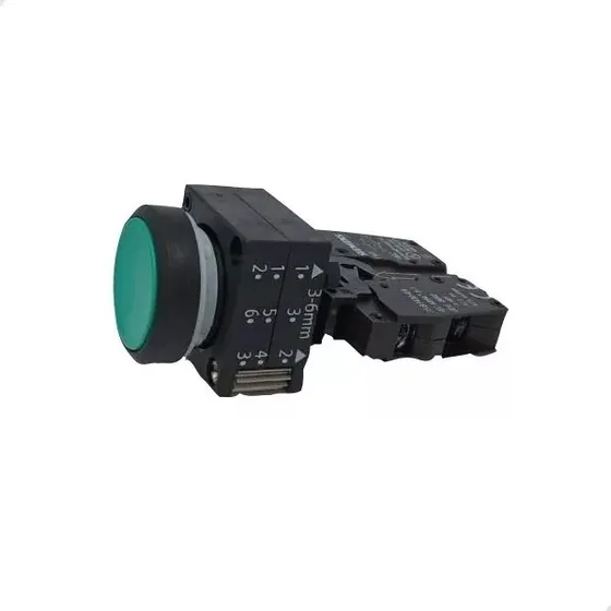 Botão De Comando Siemens 3sb32 01-0aa41 22mm Impulso