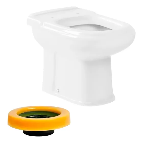 Inodoro Corto Roca Dama Aro Cera Instalacion Ahora12