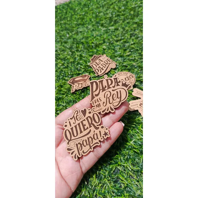 12 Llaveros Mdf Día Del Padre Al Mayor Personalizados