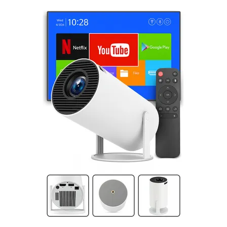 🍿 ASSISTA COM QUALIDADE CINEMA EM CASA

*Mini Projetor Hy300 Android 4k Portátil*
~R$ 299,00~ → *R$ 179,90*  
💥 *39% OFF*

✅ Imagem Full HD 4K - alta resolução para filmes e games  
✅ Conexão Wi-fi, Bluetooth, HDMI e USB - versatilidade total  
✅ Compacto