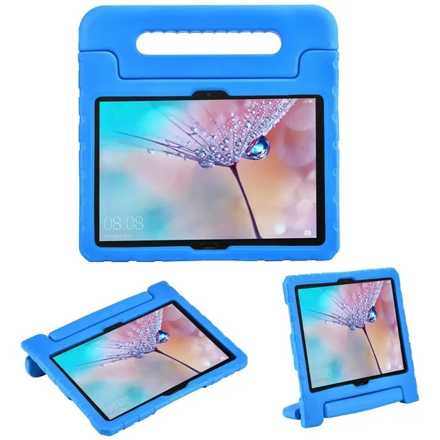 Mica + Funda Goma Huawei Mediapad T5 10 10.1 Rudo Agarradera