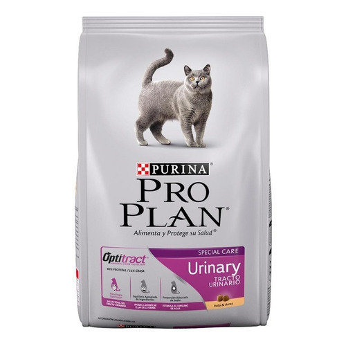 Alimento Pro Plan OptiTract para gato adulto sabor pollo y arroz en bolsa de 7.5kg