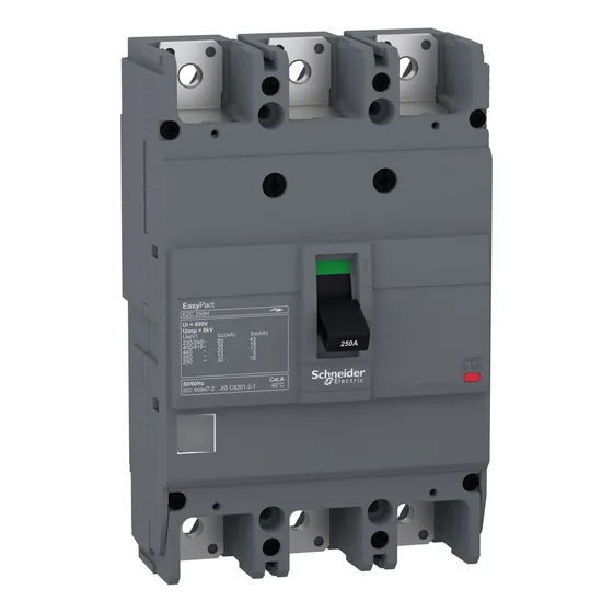 Breaker 3x250 Amp Ezc250h3250 Schneider Electric