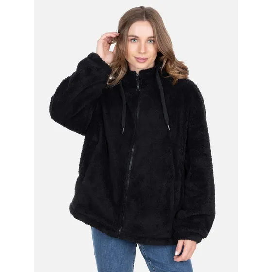 Poleron Chiporro Darkwind Negro Mujer Rip Curl