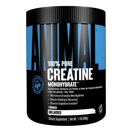 Creatine Monohydrate 100% Pure 500 Gramos - Animal