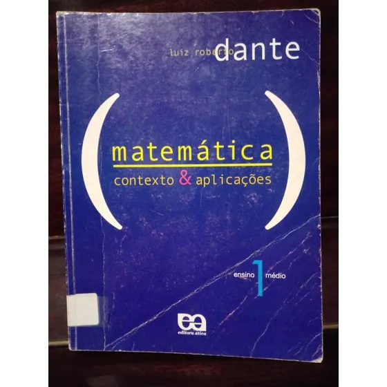 Matemática - Contexto E Aplicações 1 - Dante