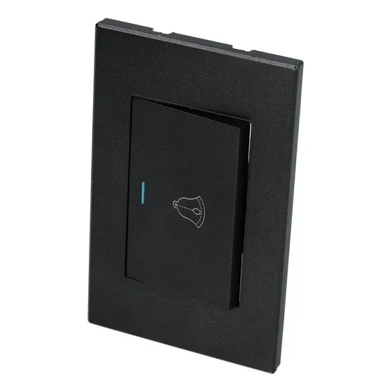 Placa para Timbre Negro 1/1 40000 Ciclos De Uso P618n Surtek
