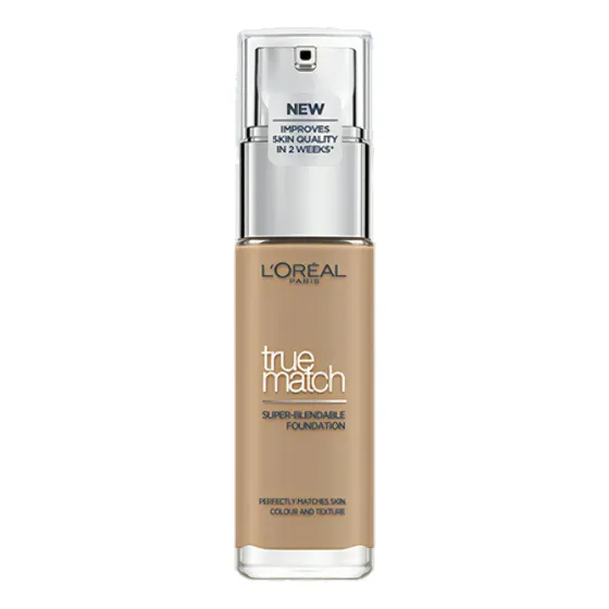 Base de maquillaje líquida L'Oréal Paris True Match Super-Bendable Base De Maquillaje True Match Super Blendable L' Oréal Paris tono beige peau 4.5n - 30mL 30g